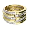 Anillo - 18 quilates Oro amarillo, Oro blanco - 0.60 tw. Diamante