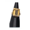 Anillo con citrino oro amarillo 18kl
