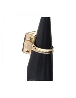 Anillo con citrino oro amarillo 18kl