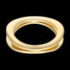 Anillo con diseño oro amarillo 18kl