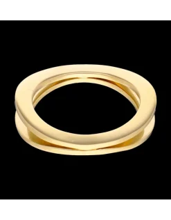 Anillo con diseño oro amarillo 18kl
