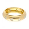 Anillo de oro 18 kl con diamantes