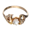Anillo de oro 18 kl con diamantes vintage