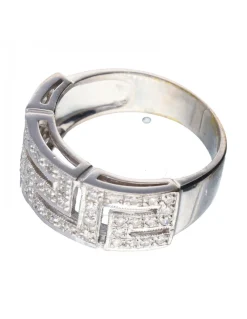 Anillo de oro 18 kl con diamantes