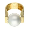 Anillo de oro 18 kl con perla