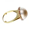 Anillo de oro 18 kl con perla