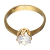 Anillo de oro 18 kl con zirconita