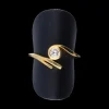 Anillo de oro 18 kl diamante