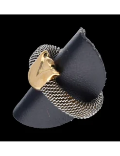 Anillo de oro 18 kl diseño de rosa