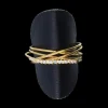 Anillo de oro 18 kl zirconitas
