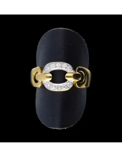Anillo de oro 18 kl zirconita