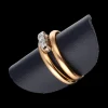 Anillo de oro 18 kl zirconita