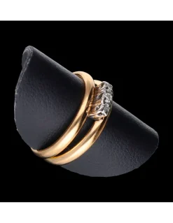 Anillo de oro 18 kl zirconita