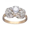 Anillo de Oro amarillo 18K con diseño y Brillantes