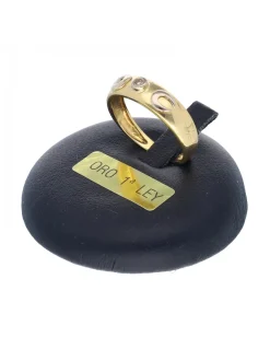 Anillo de oro amarillo 18K con diseño