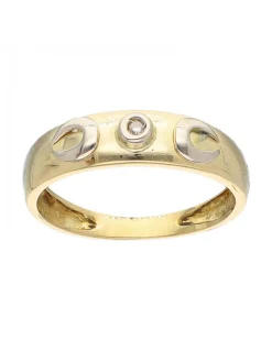 Anillo de oro amarillo 18K con diseño