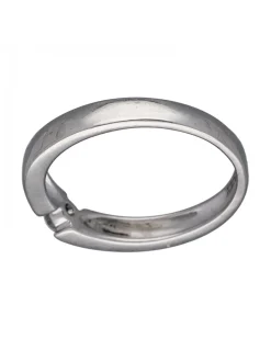 Anillo de Oro blanco 18K con diseño y Zircon