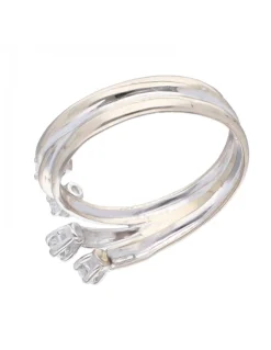 Anillo de Oro blanco 18K con diseño y Circonitas