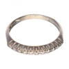 Anillo de Oro blanco 18K diseño vintage con Brillantes
