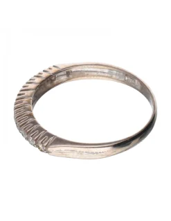 Anillo de Oro blanco 18K diseño vintage con Brillantes