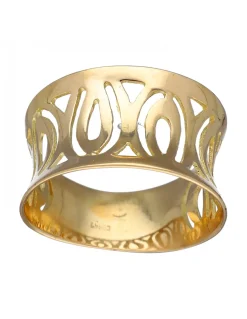 Anillo de Oro con diseño moderno