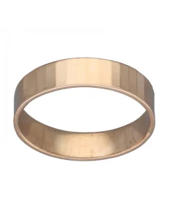 Anillo de Oro rosado 18K con diseño Alianza