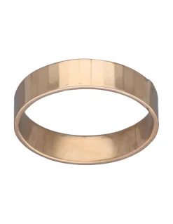 Anillo de Oro rosado 18K con diseño Alianza
