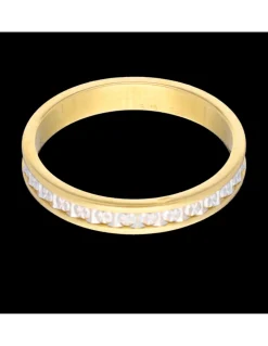 Anillo oro blanco y amarillo