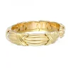 Brazalete con diseño oro amarillo 18kl