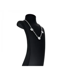 Cadena con brillantes Bulgari oro blanco 18kl