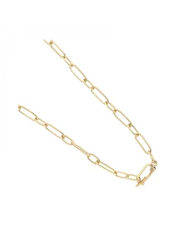 Cadena de oro amarillo 18 Kl con diseño