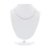 Cadena de oro blanco 18 K con diseño