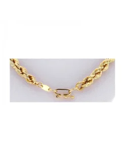 Cadena de Oro, diseño eslabones cordón grueso