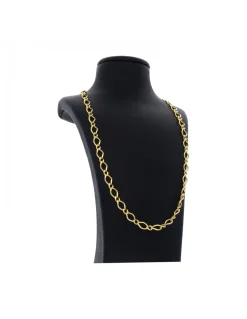 Cadena eslabon oro amarillo 18kl
