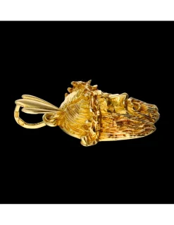 Colgante de oro 18 diseño religioso