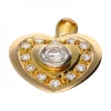 Colgante de oro 18 kl con diamantes