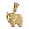 Colgante de Oro amarillo con diseño de Vaca