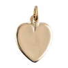 Colgante de Oro amarillo 18K con diseño de Corazón