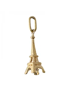 Colgante de Oro amarillo 18K con diseño Torre Eiffel