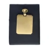 Colgante de oro amarillo 18K con diseño de medalla para grabar