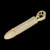 Colgante de Oro amarillo, diseño de Bala y contenedor