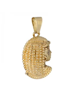 Colgante de Oro amarillo 18K con diseño de Cleopatra
