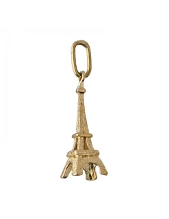 Colgante de Oro amarillo 18K con diseño Torre Eiffel