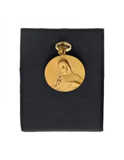 Colgante de oro amarillo 18 K con diseño religioso