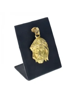 Colgante de oro amarillo 18K con diseño rostro de Jesús Cristo