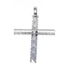 Colgante de oro blanco diseño religioso