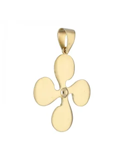 Colgante de Oro 18K con diseño Lauburu