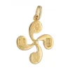 Colgante de Oro 18K con diseño Lauburu