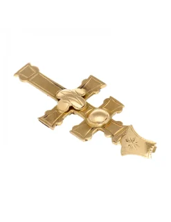 Colgante oro 18 kl Diseño Cruz de Caravaca
