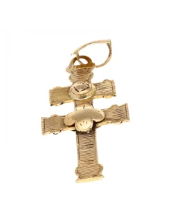 Colgante oro 18 kl Diseño Cruz de Caravaca